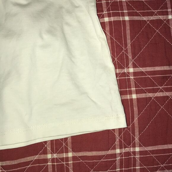 New with tags Zara basics short sleeved beige stretchy women’s t shirt small top - Picture 4 of 8